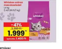 Spar Whiskas száraz macskaeledel ajánlat