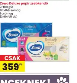 Spar Zewa Deluxe papír zsebkendő ajánlat