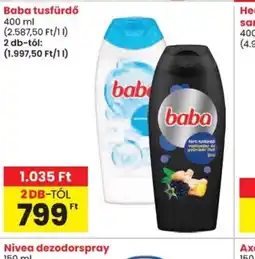 Spar Baba tusfürdő ajánlat