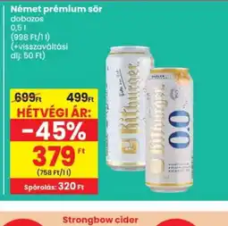 Spar Német prémium sör ajánlat