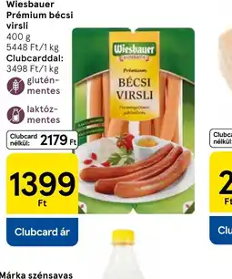 Tesco Wiesbauer Prémium bécsi virsli ajánlat