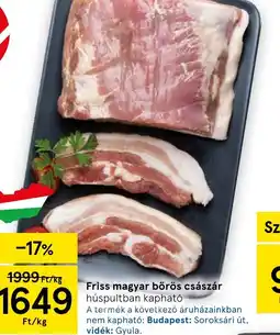 Tesco Friss magyar bőrös császár ajánlat