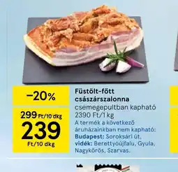 Tesco Füstölt-főtt császárszalonna ajánlat
