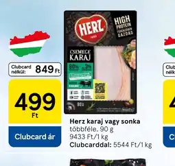 Tesco Herz karaj vagy sonka ajánlat