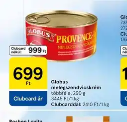 Tesco Globus melegszendvicskrém ajánlat
