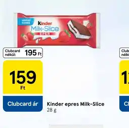 Tesco Kinder epres Milk-Slice ajánlat