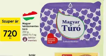 Tesco Magyar laktzmentes túr ajánlat