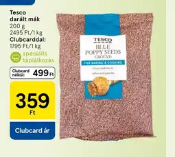 Tesco Tesco darált mák ajánlat