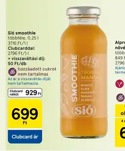 Tesco Si smoothie ajánlat