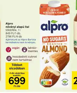 Tesco Alpro növényi alapú ital ajánlat