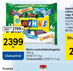 Tesco Minis csokoládéválogatás ajánlat