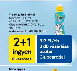 Tesco Yippy gyümölcsital ajánlat