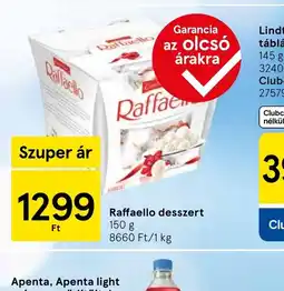 Tesco Raffaello desszert ajánlat