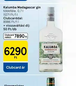 Tesco Kalumba Madagascar gin ajánlat
