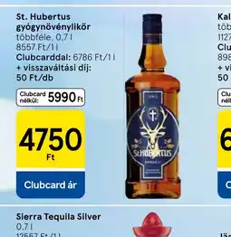 Tesco St. Hubertus gygynövénylikőr ajánlat