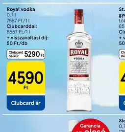 Tesco Royal vodka ajánlat