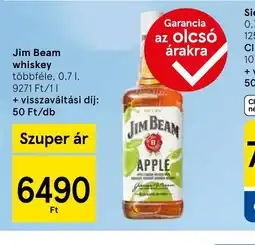 Tesco Jim Beam whiskey ajánlat