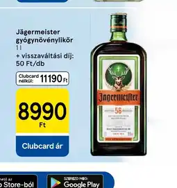 Tesco Jägermeister gygynövénylikőr ajánlat