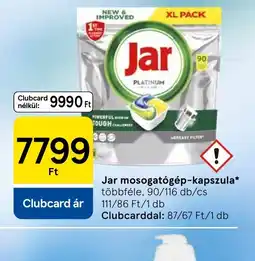 Tesco Jar mosogatgép-kapszula ajánlat