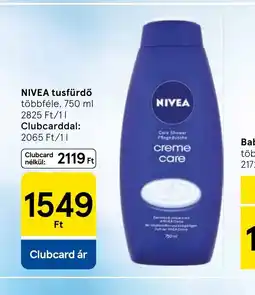 Tesco Nivea tusfürdő ajánlat