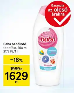 Tesco Baba habfürdő ajánlat