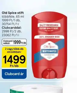 Tesco Old Spice stift ajánlat