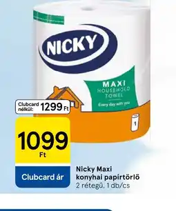 Tesco Nicky Maxi konyhai papírtörlő ajánlat