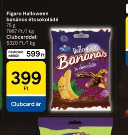 Tesco Figaro Halloween banános étcsokoládé ajánlat