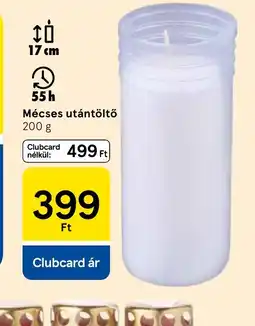 Tesco Mécses utántöltő ajánlat