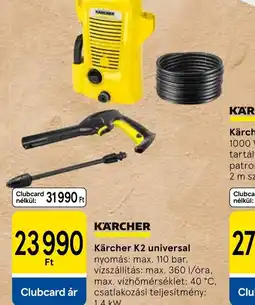Tesco Kärcher K2 universal ajánlat