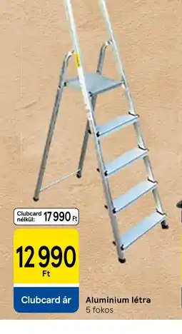 Tesco Alumínium létra ajánlat