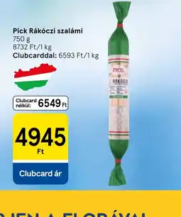 Tesco Pick Rákczi szalámi ajánlat