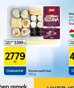 Tesco Kizuna sushi box ajánlat