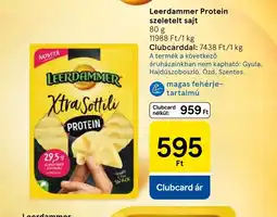 Tesco Leerdammer Protein szeletelt sajt ajánlat