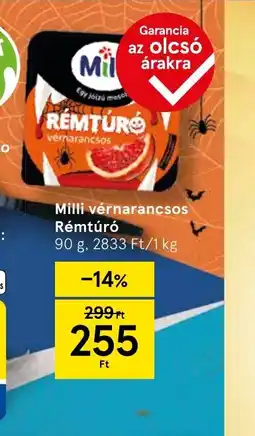 Tesco Milli vérnarancsos Rémtúr ajánlat