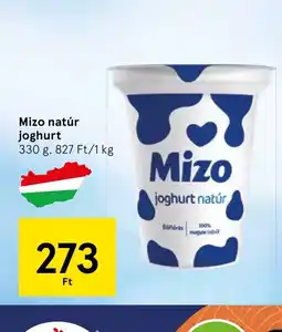 Tesco Mizo natúr joghurt ajánlat