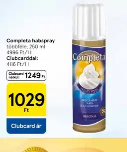 Tesco Completa habspray ajánlat