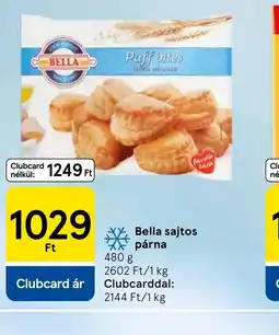 Tesco Bella sajtos párna ajánlat