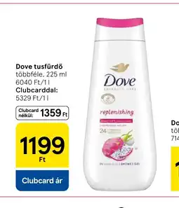 Tesco Dove tusfürdő ajánlat