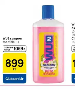 Tesco WU2 sampon ajánlat