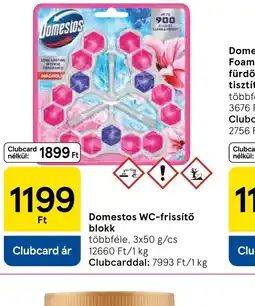 Tesco Domestos WC-frissítő blokk ajánlat