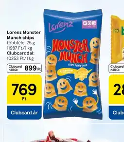 Tesco Lorenz Monster Munch chips ajánlat