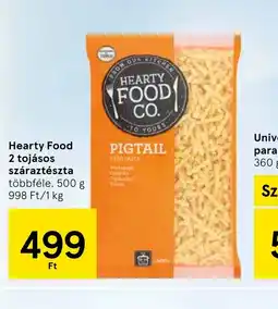 Tesco Hearty Food 2 tojásos száraztészta ajánlat