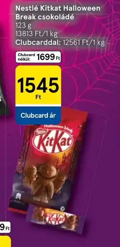 Tesco Nestlé KitKat Halloween Break csokoládé ajánlat