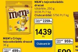 Tesco M M&M'sM's tejcsokoládés drazsé ajánlat
