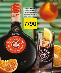 Tesco Zwack Unicum Orange Bitter ajánlat