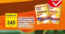 Tesco Dr. Oetker családi vanillincukor vagy sütőpor multipack ajánlat