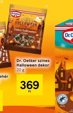 Tesco Dr. Oetker színes Halloween dekor ajánlat