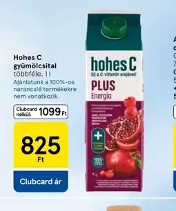 Tesco Hohes C gyümölcsital ajánlat
