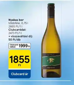 Tesco Nyakas bor ajánlat